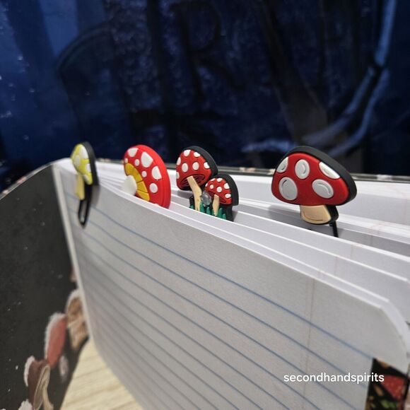 Handmade Notebook Journal Altered Composition Book 7½ x 5 inches Mushrooms - Picture 6 of 10